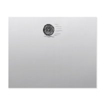 Fast. Rush. Symbol in Black on Grey. Flyer Design