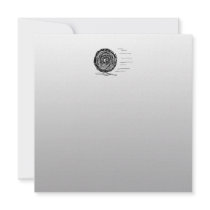 Fast. Rush. Symbol in Black on Grey. Custom Invite