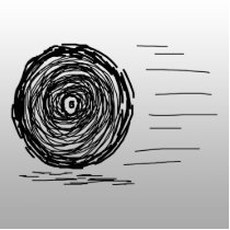 Fast. Rush. Symbol in Black on Grey. Photo Cutouts