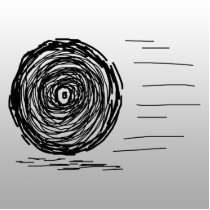 Fast. Rush. Symbol in Black on Grey. Cut Out