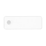 Fast. Rush. Symbol in Grey on White. Return Address Labels