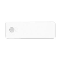 Fast. Rush. Symbol in Grey on White. Return Address Labels