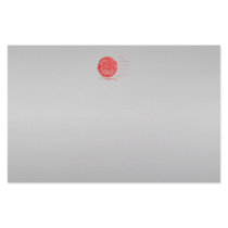 Fast. Rush. Symbol in Red on Grey. Stationery Design