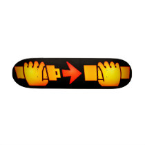 Fasten Seat Belt Sign Skateboard Mini