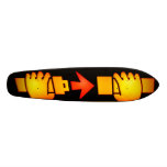 Fasten Seat Belt Sign Skateboard Oldschool