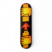 Fasten Seat Belt Sign Skateboard Pro