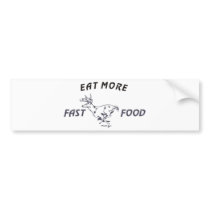 FASTFOOD_DEER BUMPER STICKER