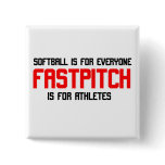 FastPitch Pinback Button