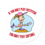 Fastpitch is Softball