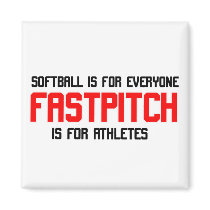 FastPitch Fridge Magnets