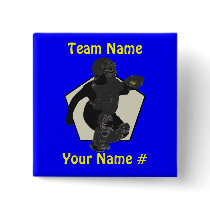 Fastpitch Softball Catcher Button