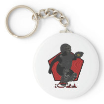 Fastpitch Softball Catcher Keychain