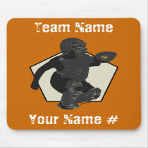 Fastpitch Softball Catcher Mousepad