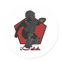 Fastpitch Softball Catcher Sticker