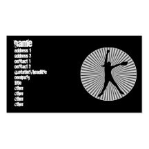 Fastpitch Softball Pitcher Profile Cards Business Card Template