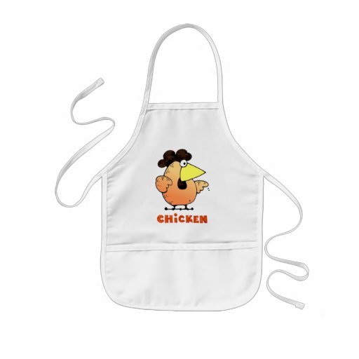 Fat Cartoon Chicken | Cute Cartoon Chick Apron