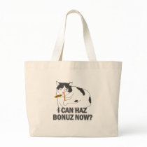 Fat Cat Canvas Bag