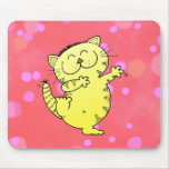 Fat Cat Dance Mouse Pad