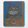 Fat Cat Fish Fry Mousepad