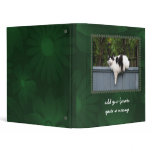 Fat Cat On Fence 3 Ring Binder