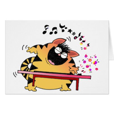 Fat Cat Play Keyboard by Toonboy