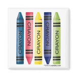 Fat Crayons Fridge Magnet