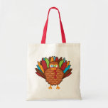 Fat Cute Turkey Canvas Bags