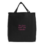 Fat Girls Smell Like Cupcakes embroidered bags