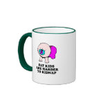 Fat kids are harder to kidnap baby t-shirt coffee mug