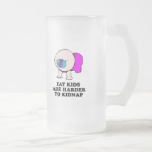 Fat kids are harder to kidnap baby t-shirt coffee mugs