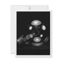 FAT LIGHT BULB B&W