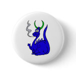 Fat Little Dragon Pinback Button
