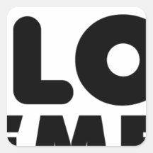 Fat Loss Movement Merchandise Square Sticker