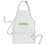 Fat people are harder to kidnap aprons