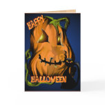 Fat Pumpkin and Black Kitty Card