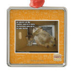Fat roommate christmas ornament