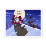 fat santa postcards