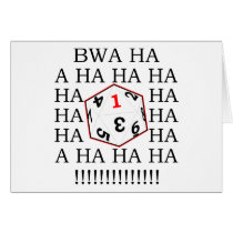 Fatal Roll Greeting Card