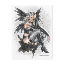 Fatal Rose Angel Postcard