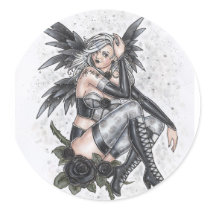 Fatal Rose Angel Sticker