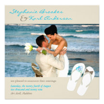 fatfatin Aqua Flip Flops Marriage Announcement
