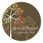 fatfatin Autumn Trees Thank You Favour Sticker