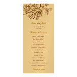 fatfatin Boho Purple Spirals Wedding Program invitations