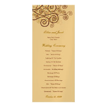 fatfatin Boho Purple Spirals Wedding Program Custom Invite