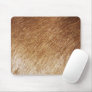 fatfatin Brown Fur Texture Photo Mousepad