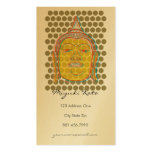 fatfatin Buddha Pop Dots Modern Zen Profile Card Business Card
