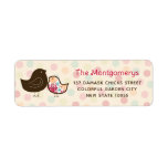 fatfatin Candy Damask Chicks Address Labels
