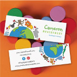 fatfatin Cartoon Animals of The World Businesscard Business Card Templates