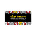 fatfatin Cartoon Skulls & Bones  Address Labels