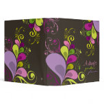 fatfatin Colourful Floral Deco Leaves Binder